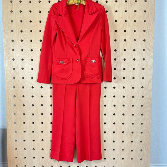 vintage 2 piece polyester set - Picture 1 of 8